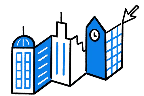 Building paper cutout