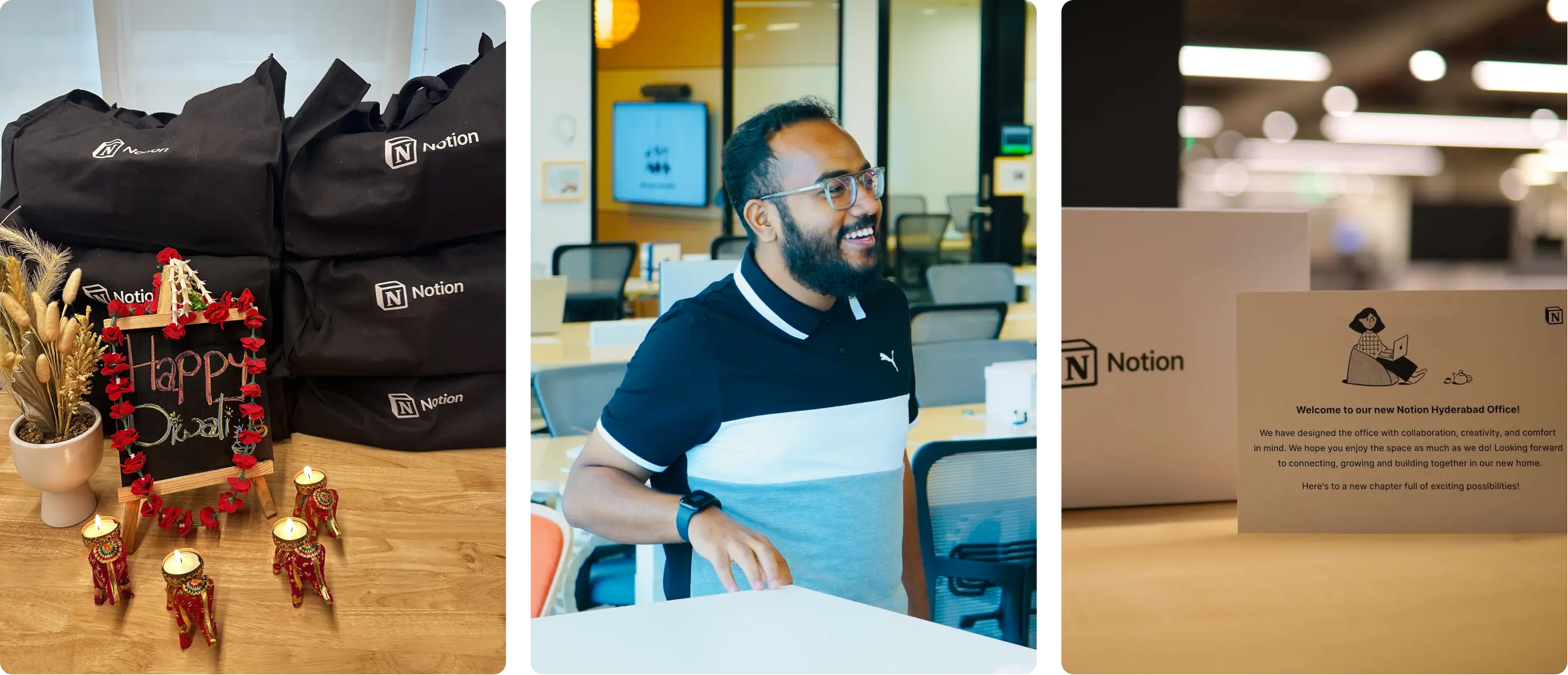 Mohammed with teammates