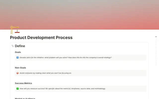 Product Development Process
