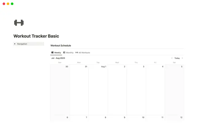 Workout Tracker by Rosidssoy