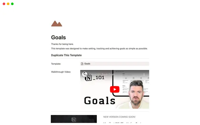 Goal Tracker